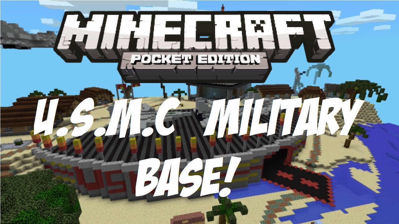 Minecraft military base map 1.7.10